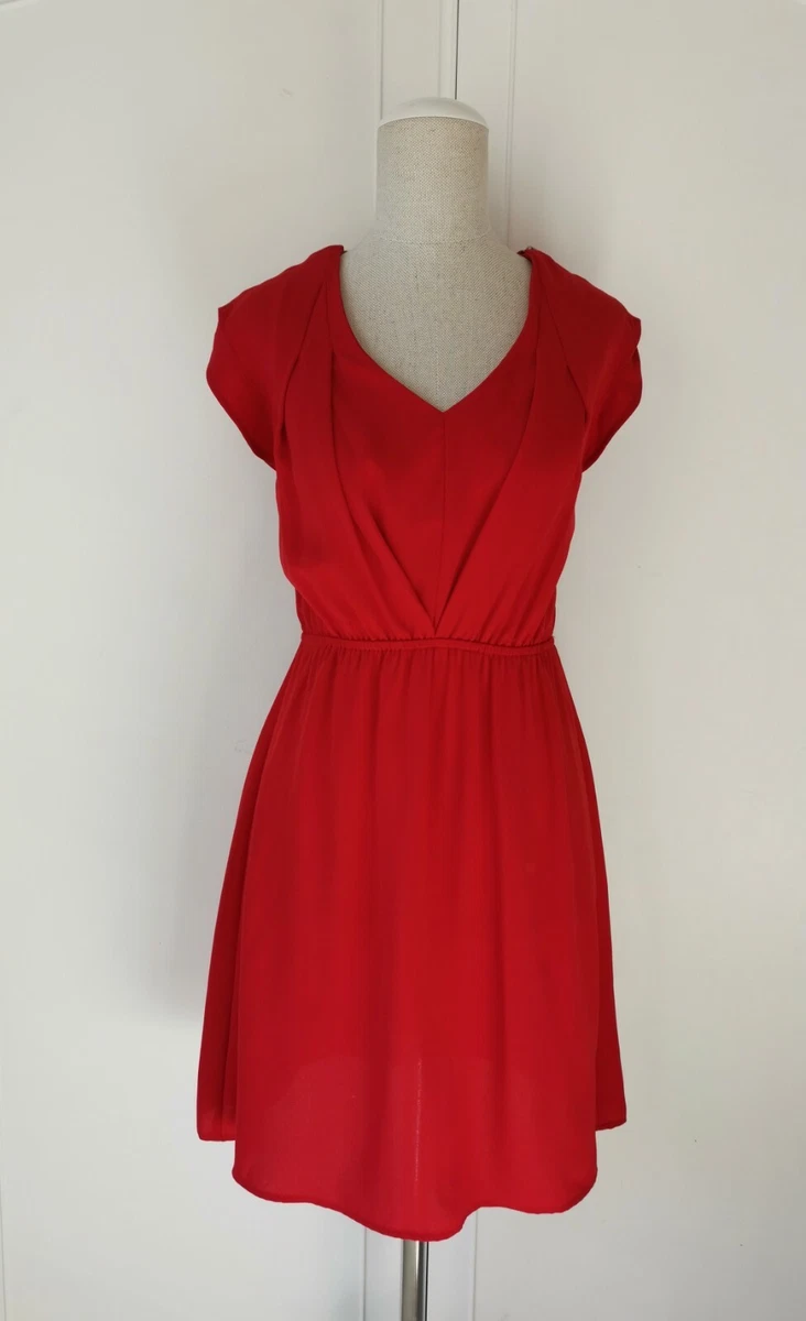 Red dress shop warehouse