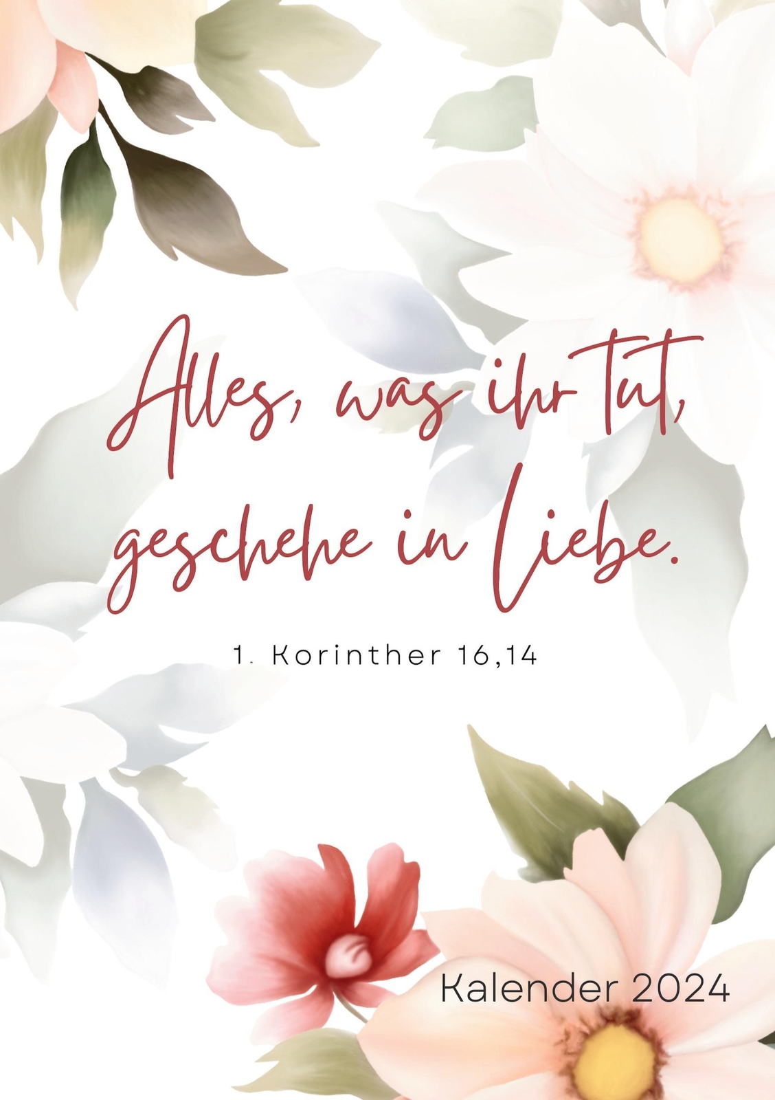 Jasmin Düringer | Christlicher Kalender 2024 | Buch | Deutsch | 202 S. | 2024