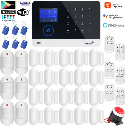E07 TUYA APP WiFi RFID Wireless Home Security Alarm Burglar System+Amazon Alexa - Picture 18 of 18