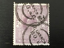 GB 1902 SG260 KING EDWARD VII 2/6 LILAC - USED KEVII