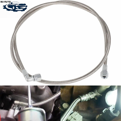 Picture 1 of 12 Click to enlarge Steel Turbo Oil Feed Line 60inch with 4AN 55187