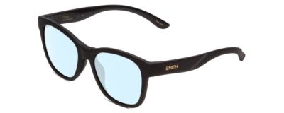 Smith Optics Caper Damen Katzenauge Designer Blau Licht Brille Mattschwarz 53mm