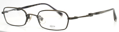 SAMA Exec ATS Gunmetal Unisex Rectangle Full Rim Eyeglasses 49-20-138 B:26