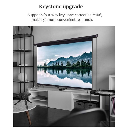 Smart WiFi 4K Micro RAM 2G ROM 32GB Android IOS HDMI USB theater Home Projector - Picture 4 of 12