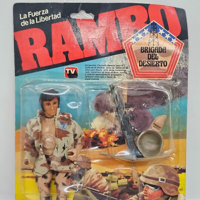 Figurine Mad Dog JOCSA (pas Coleco) – RARE, Thème Rambo, Collection Vintage