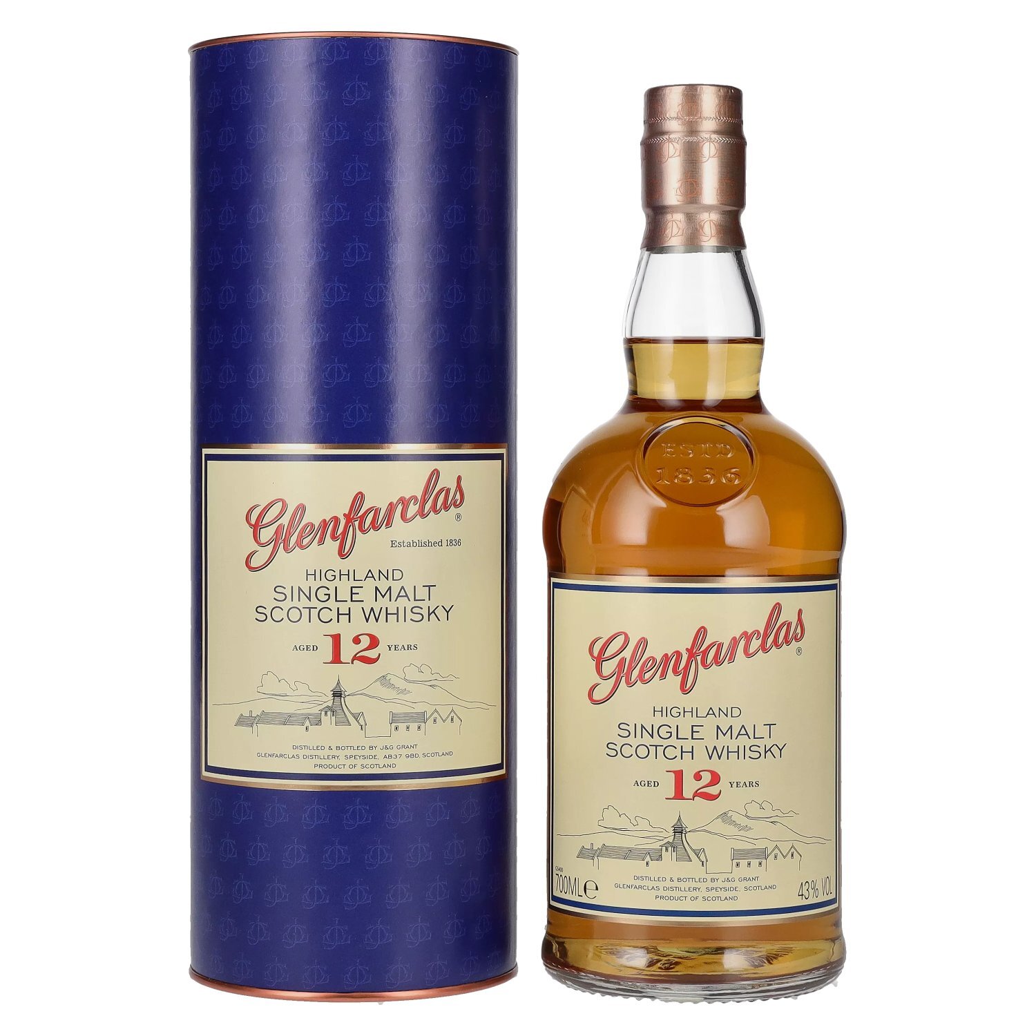 Glenfarclas 12 Years Old Highland Single Malt Scotch Whisky