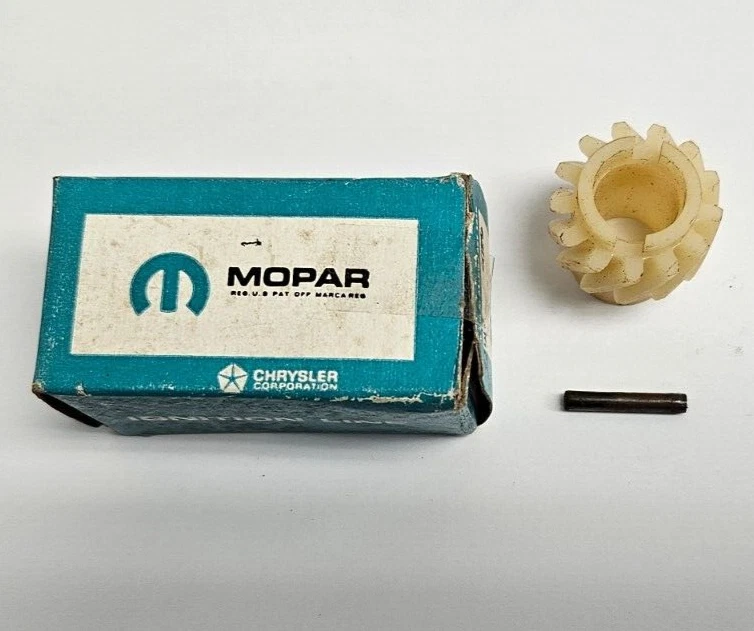 Dodge Plymouth 1960-1976 distribuidor engranaje de transmisión y piñón 6 cilindros 2084653 nuevo de stock Foto 3 de 4