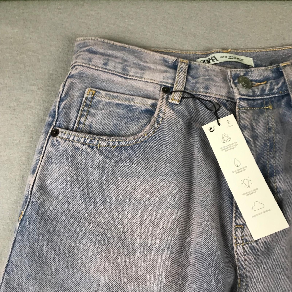 新品未使用　ZARA the inside out denim pants Zara | Jeans | Zara Highwaisted Wide Leg Inside Out Loose