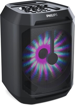 PHILIPS Bluetooth Party Speaker/Dynamic Bass Boost, Bluetooth and Aux-in TAX2208