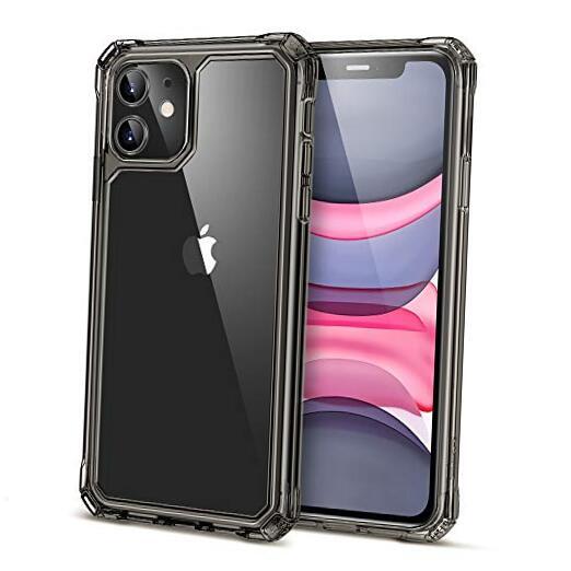 for Case Case Clear, Military-Grade Protection, Shock iPhone 11 Clear Black