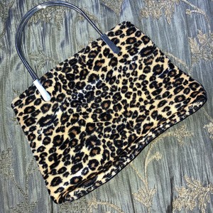 small leopard purse