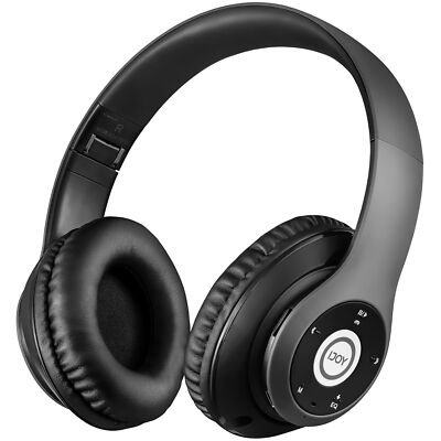 iJoy Bluetooth Headphones Over Ear, Wireless and Wired Foldable Headset 