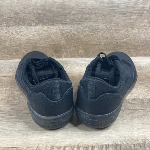 VANS AVE Leather Black Mesh Skate Shoes Casual Sneakers Mens 7 Womens 8.5 NEW - Picture 5 of 9