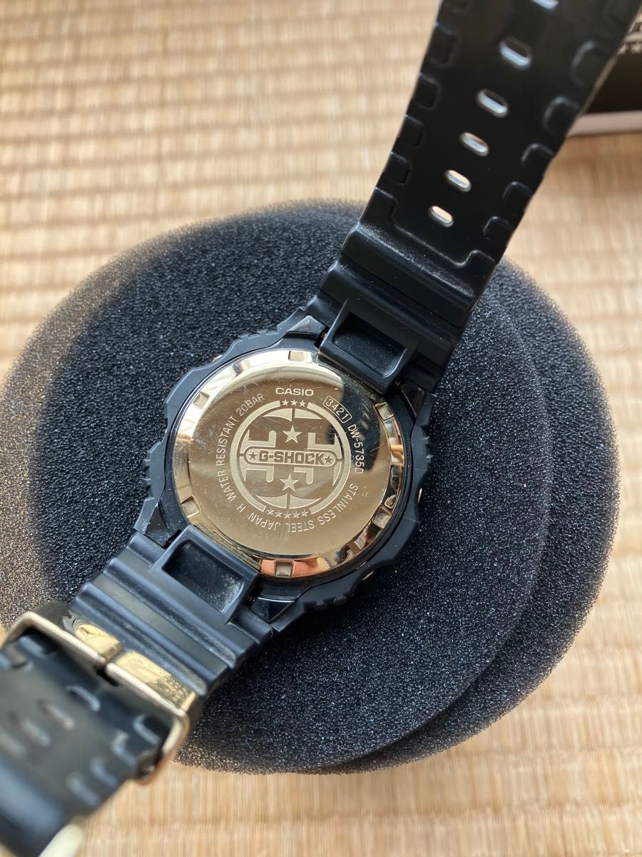 CASIO G-SHOCK 35th Anniversary Model DW-5735D-1B Black with Case