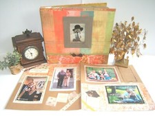 Grandma Scrapbook Album, Sewing 12 by 12, Family Scrapbook, Heritage Photo Album