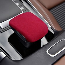 Rote Wildleder-Schaltknaufverkleidung Für Mercedes Benz GLB 2020–2022