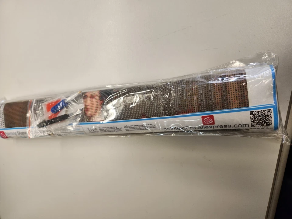 Woman In Gown Diamond Painting Kit, Round Drills, 50cm x 75cm, Diamond Art - Image 3 of 4