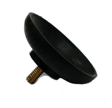 Herco 1-1/2" Diameter Heavy Duty Neoprene Threaded Suction Cup - 4 pcs