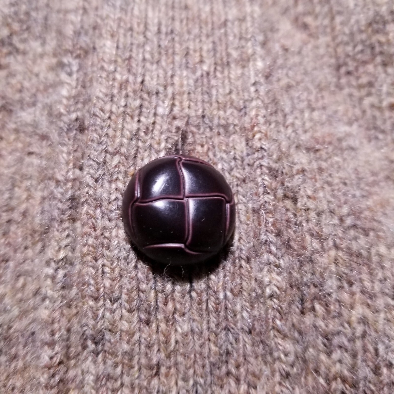 Pendleton Washable Wool Beige Brown Cardigan Swea… - image 4