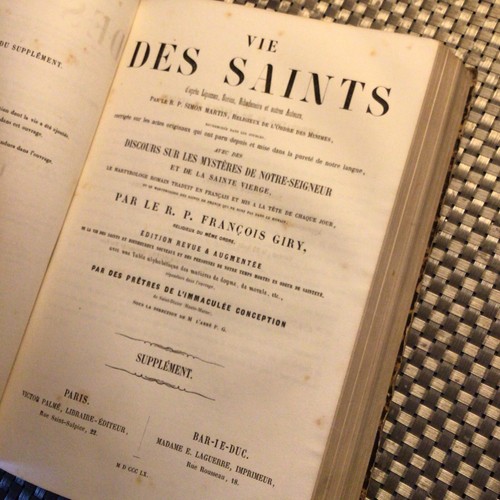 COMPLET 4/4 PERE GIRY Vie Des Saints. 1858-1860 - Picture 15 of 24