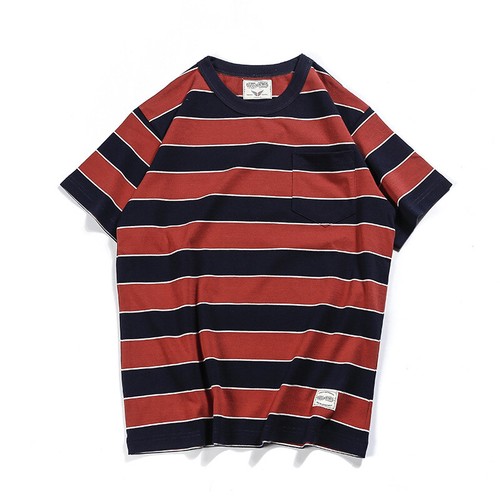 Vintage Men Prisoner Striped T-Shirts Causal Motorbike Short Sleeve Tee Shirt - Picture 18 of 20