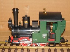 LGB 92079.8 black steam locomotive, DB, in perfect condition, like new