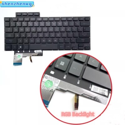 New US Backlit keyboard for ASUS ROG 16 Zephyrus M16 GU604 GU604VI GU604VY 2023