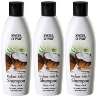 3X 250Ml Swiss O Par Kokos Milch Shampoo Mit Kokosextrakt Feuchtigkeit & Duft