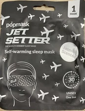 POPMASK Jet Setter 5 Self-Warming Sleep Masks Jasmine Scented Exp 2024