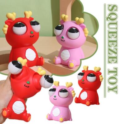 Eye Protruding, Dragon, Hand Pinch, Venting, Decompression, Toys, Creativit D9C1