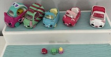 Shopkins Cutie Cars Moose Wrapper Rider Lot