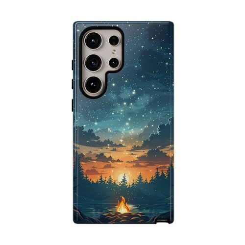Camp Bonfire Sunset Night - Phone Ink Cover Case for iPhone, Galaxy, Pixel - 第 222/281 張圖片