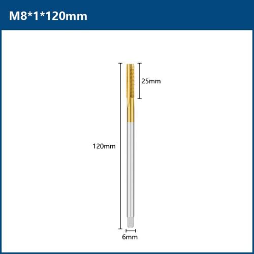1x HSS M2 Maschinengewindebohrer M2-M12 Gewindebohrer 90 100 120 150mm TITAN - Bild 24 von 34