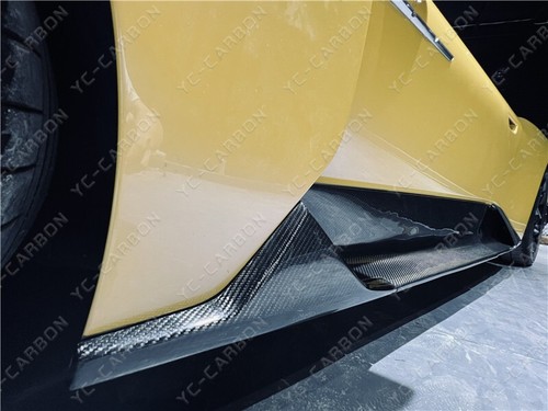 DRY CARBON Kit For 2020-2023 Maserati MC20 OE Style Side Skirts 2pcs - Picture 12 of 24