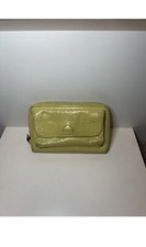 Vintage Coach Legacy Peyton Lime Green, Medium Leather Button-Snap Wallet