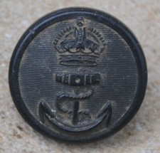 Bouton Caban en Corne Royal Navy GB WW2