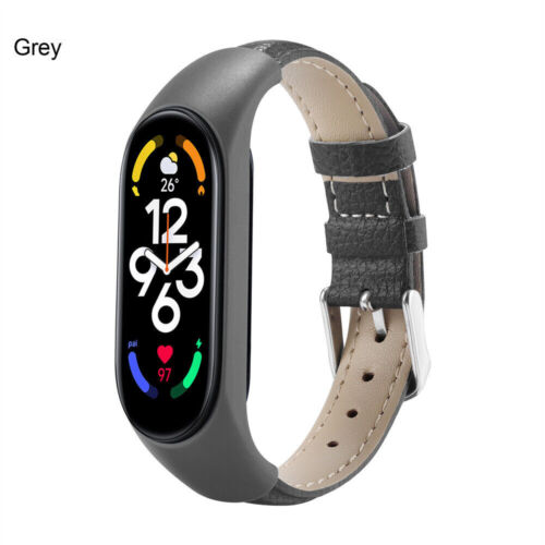Armband für Xiaomi Mi Band 3 4 5 6 7 Klassisch Leder Fitness Tracker Smartwatch - Bild 23 von 34