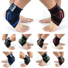 Men Sport Ankle Protective Gear Support Foot Brace Guard Basketball Running