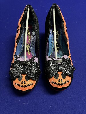 IRREGULAR CHOICE PUMPKIN HALLOWEEN HEELS NEW 7, 8,  Or 9