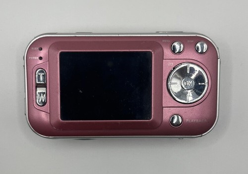 Fotocamera digitale Polaroid rosa a200 USATA con supporto treppiede - testata funziona - Foto 3 di 10