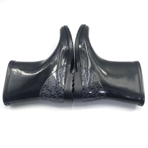 Michael Kors Zapatos de Lluvia Mujer Negro Logo 8 US Talla 25cm Excelente Estado - Imagen 5 de 10