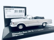 [Free] 1/43 Minichamps Mercedes Benz 280 SE Cabriolet 1970 Silver