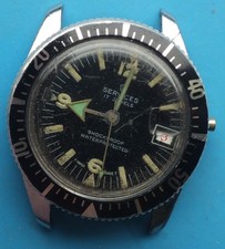 Men’s Services "Divers" style wristwatch, 17 jewel, EB8020, 1960's, not working