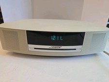 Bose Wave Music System AM/FM CD Player Radio White/Tan NO Remote AWRCC2