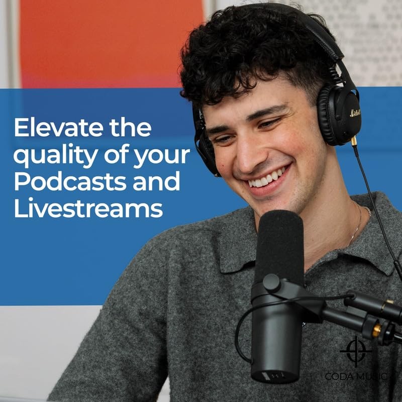 Coda MB-Stealth in-Line Microphone Preamp Mic Gain Booster for Dynamic and Ri...