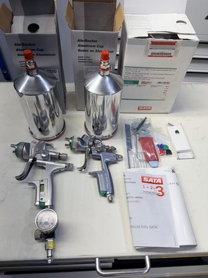 SATAjet 5000 B Digital + SATAjet 100 B HVLP Spray Gun Set 1.4 Nozzle