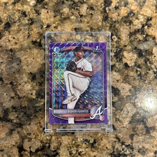 2025 1st Bowman Chrome Didier Fuentes Purple Geometric Refractor #/250