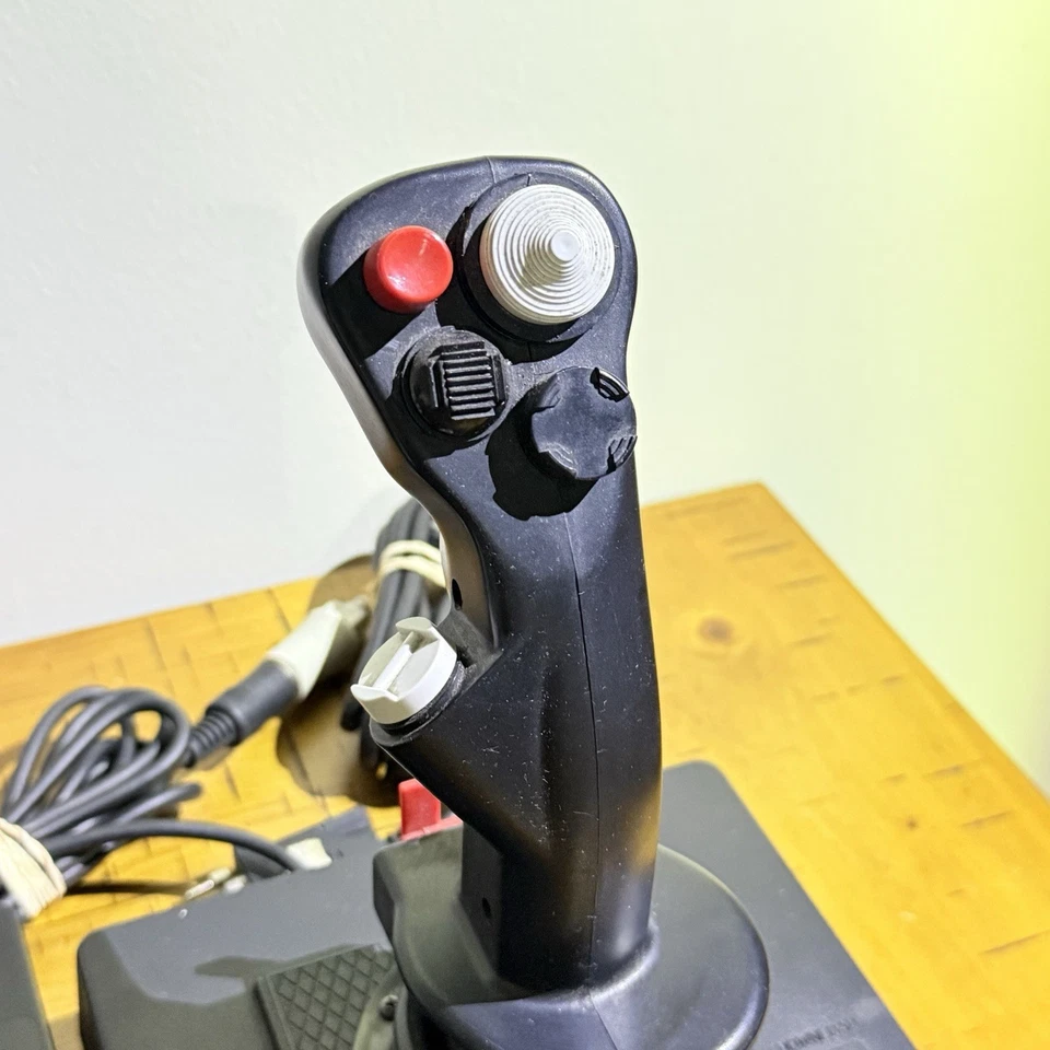 Thrustmaster F-16 FLCS F-16 Flight Control System Joystick & Throttle Working - Image 3 of 4