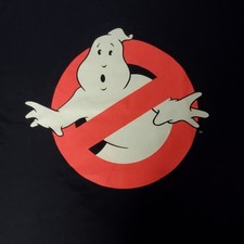 Ghostbusters: No Ghost Logo Large Black Short Sleeve T-Shirt New Without Tags