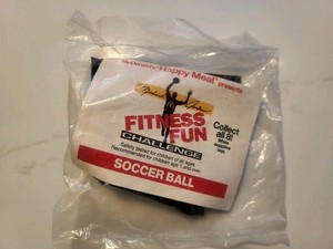 Michael Jordan  Mcdonalds Happy Meal Toy Fitness Fun Soccer Ball Sealed